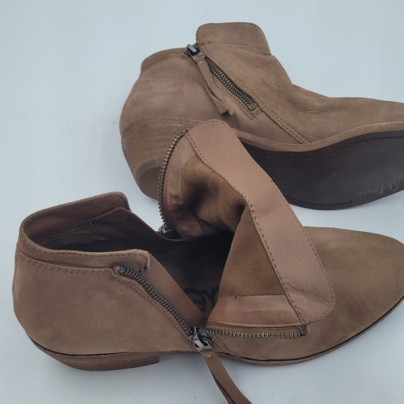 Sam Edelman Brown Suede Packer Ankle Boots Size 10 - Picture 9 of 14